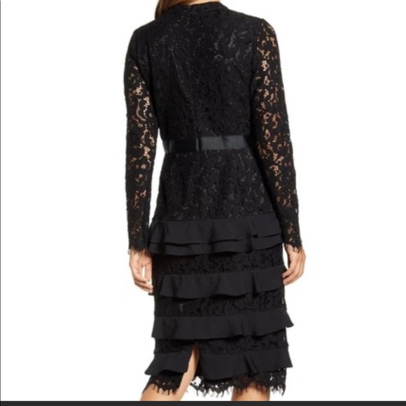 Rachel Parcell Long Sleeve Lace Dress Black - Picture 2 of 8